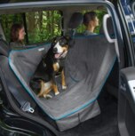 Kurgo Half Hammock Dog Car Seat Grey
